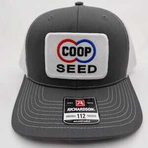 CO-OP Seed Gray And White Richardson 112 Snapback Hat Cap